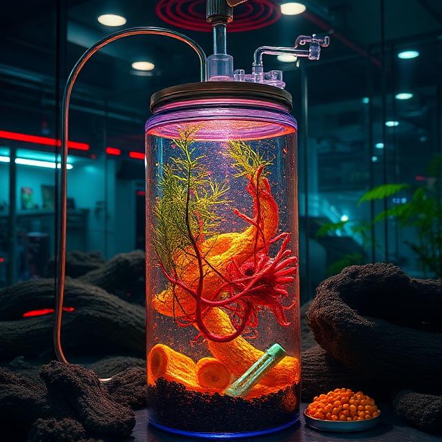 Biotech Bioreactor Surrealism, Berube BioVenture