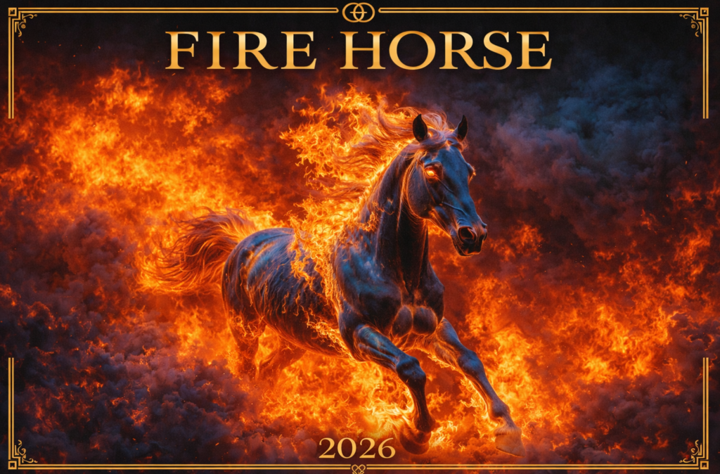 Berube BioVentures, Year of the FireHorse graphic, 2026